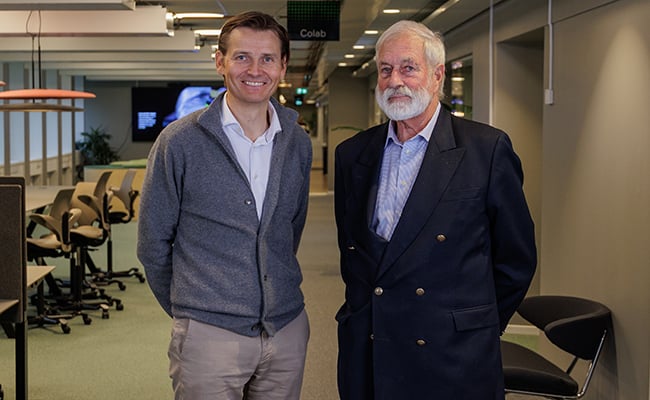 Peter Laurin (CEO) and Göran Tell