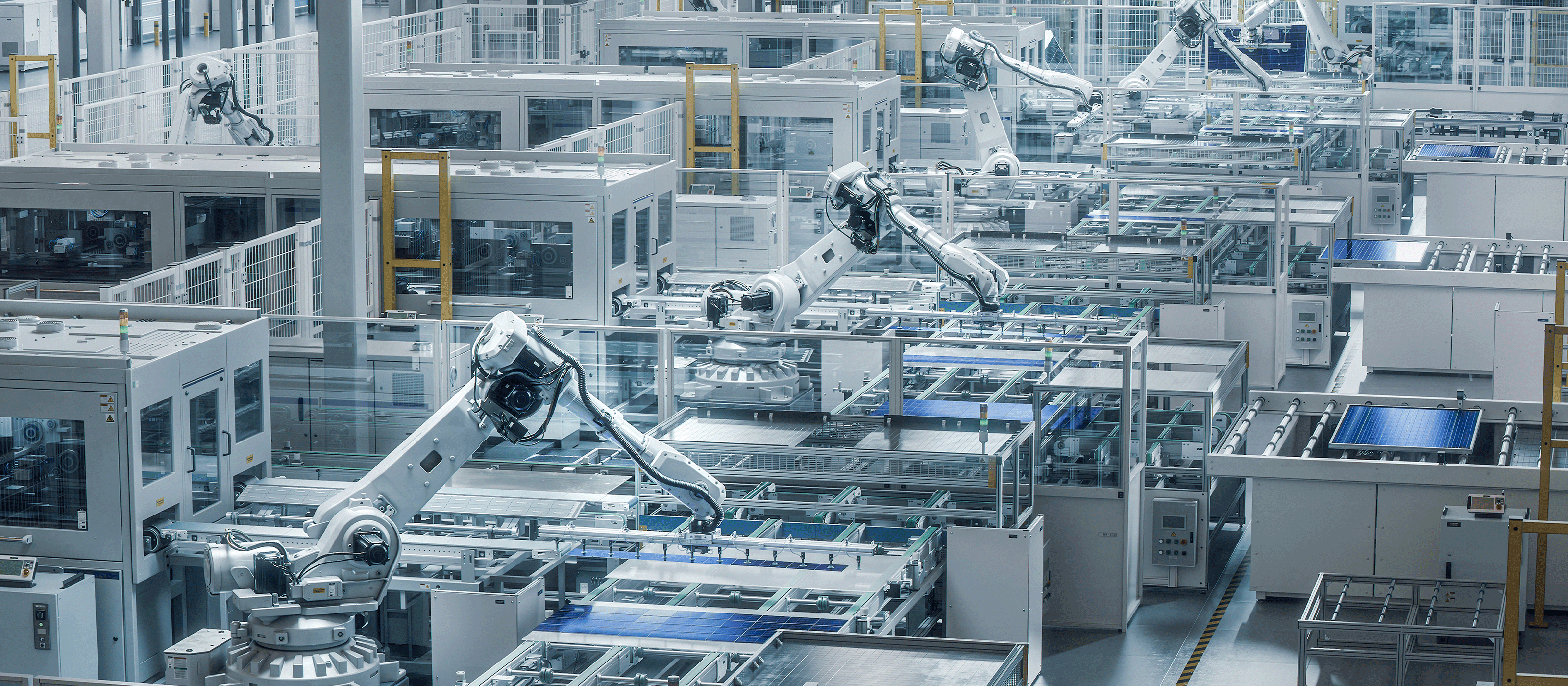 Automated industry with robots