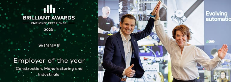 Piab Group is the proud winner of Brilliant Awards 2023