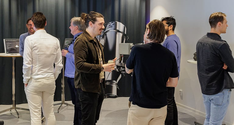 Fruitful discussions at Piab's Open House