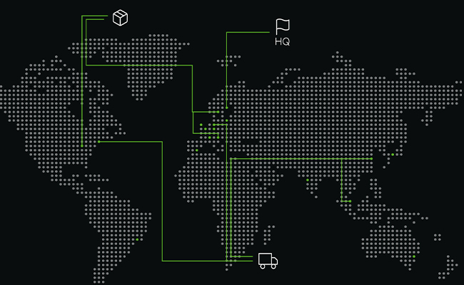Map about Piab Group